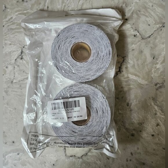 2 Rolls 1000 Pcs Drink Ticket Wedding, Raffle, Party (Greenery) - Picture 3 of 4